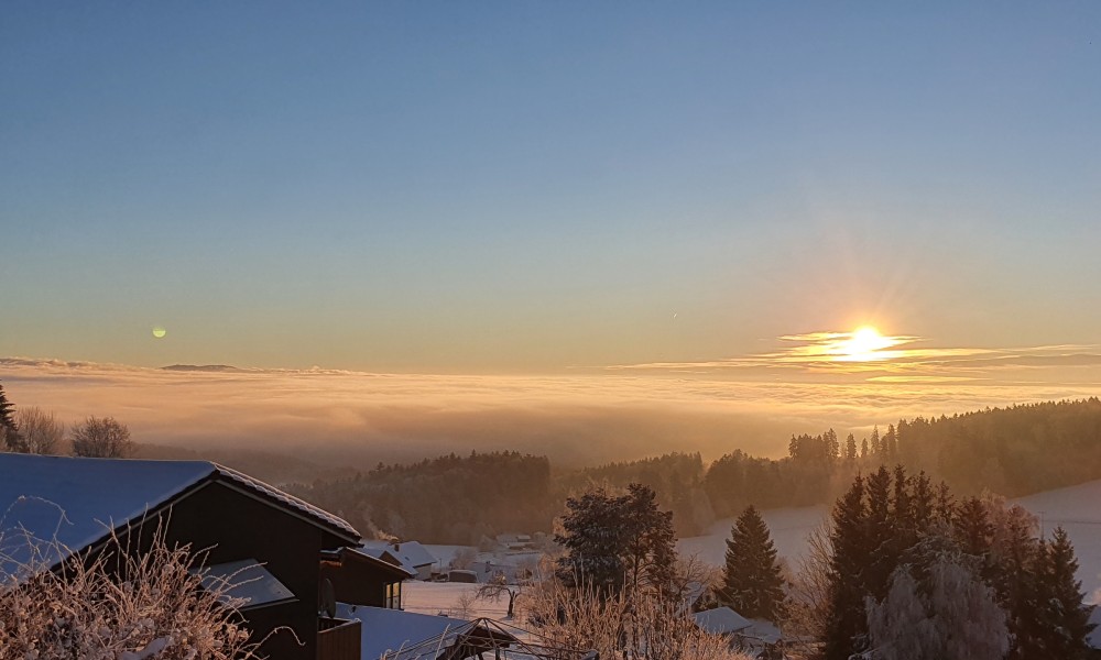 Ferienhaus Solla Bayerischer Wald Winter