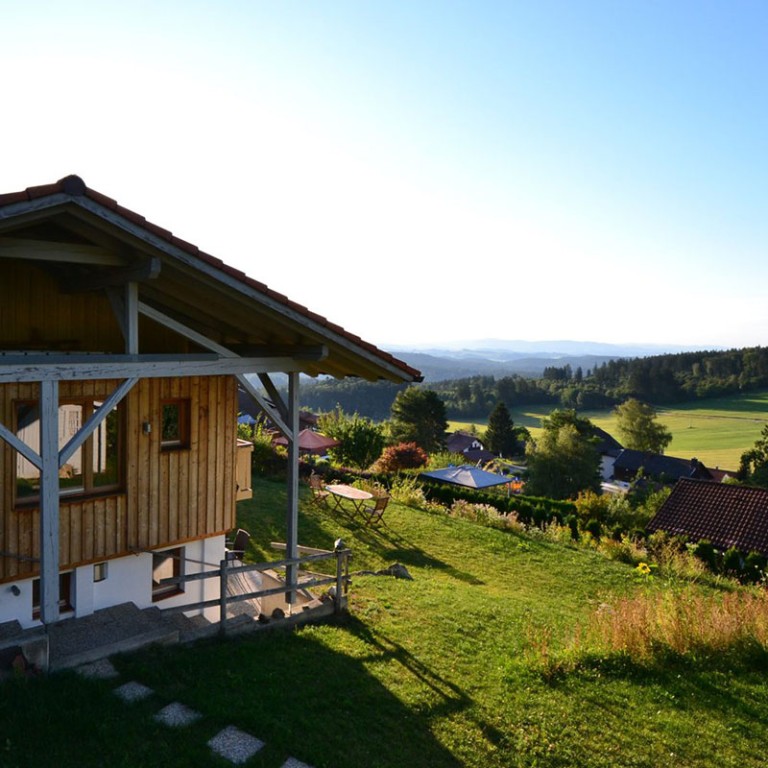 Ferienhaus Solla Bayerischer Wald Garten